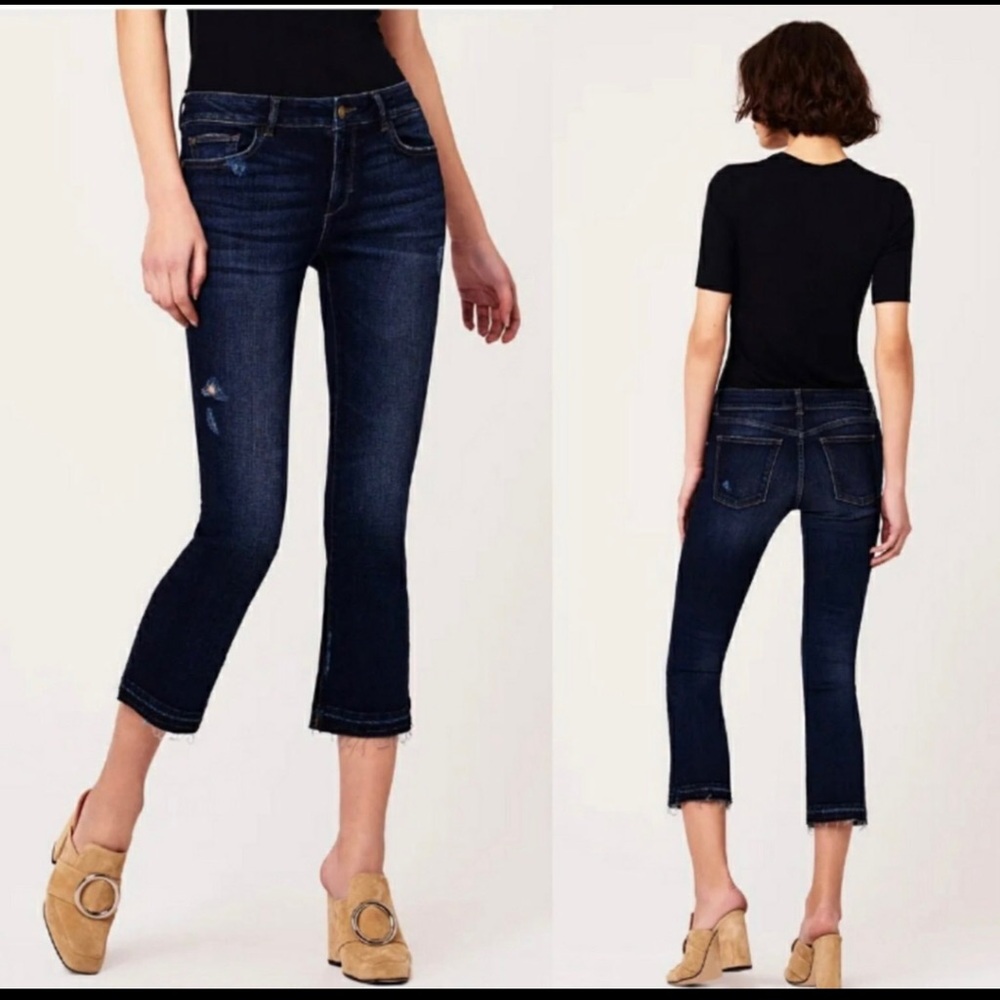 DL1961 Lara Cropped Flare Mid Rise Size 28